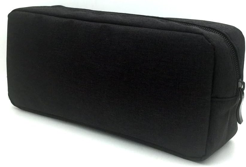 Universal Electronics/Accessories Soft Carrying Case Bag, Durable & Light-weight,Suitable for Out-going, Business, Travel and Cosmetics Kit (Small-Black)