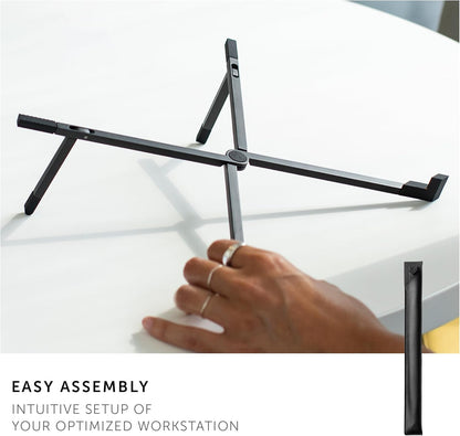 Native Union Fold Laptop Stand – Ultra-Slim Foldable & Portable Laptop Stand – Ergonomic & Optimized Viewing Angle – for 13 to 16 Inch MacBooks & Laptops, 10 to 16 Inch iPads & Tablets (Black)