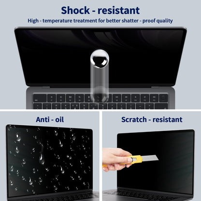 Magnetic Laptop Privacy Screen 14 Inch 16:10, Removable Matte Anti Glare Blue Light Filter - Computer Privacy Shield Not for 14" 16:9 Laptop