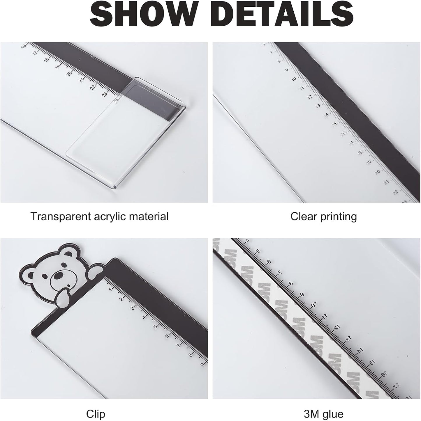 Office Desk Accessories 2pcs Multifunction Computer Monitor Memo Board - Office Supplies for Women Men Computer Sticky Note Holder Home Decor (Smooth Monitor Memo Board)