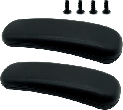 Replacement Office Chair Arm Replacement Armrest Pads Oval Shaped Office Chair Parts Arm Rest for Desk Chair with Mounting Hole Patterns Screws (Fashion)