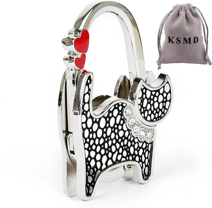 KSMD Variety Design Purse Hooks for Table and Bars,Portable Purse Hanger Organizers Hooks Handbag Pocketbook Holder Bag Storage for Desk,Foldable Folding Purse Table Hook Hanger