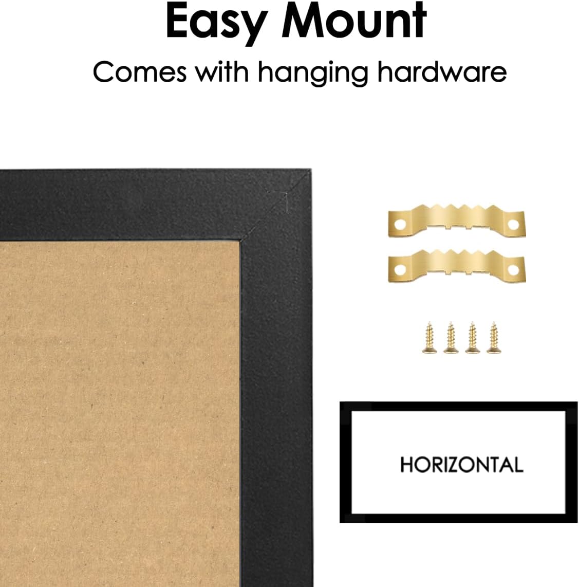 Magnetic Weekly Dry Erase White Board and Cork Board, Black Wood Frame，Magnetic Surface Whiteboard for Home Office and Wall Decor(ZHZL-2040BK)