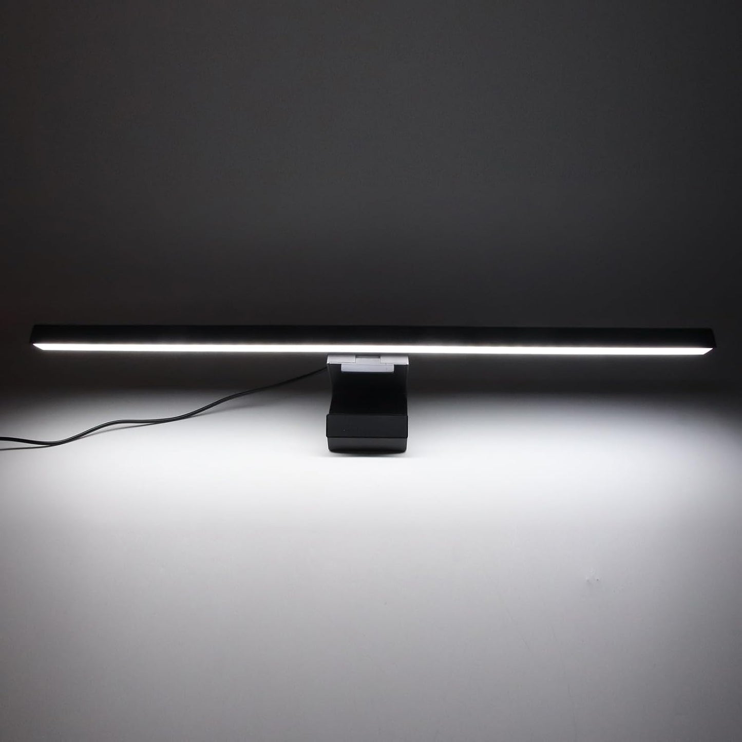 Zunate Monitor Light Bar, Stepless Dimmable Touch Control, 3 Color Modes, Asymmetric Light for Eye Protection, No Screen Glare, USB-C Powered, Fits Monitors & Laptops (White)