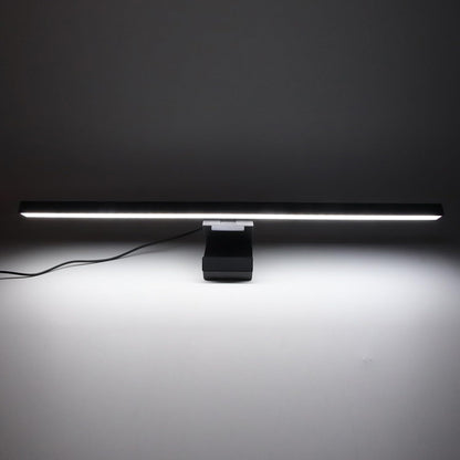 Zunate Monitor Light Bar, Stepless Dimmable Touch Control, 3 Color Modes, Asymmetric Light for Eye Protection, No Screen Glare, USB-C Powered, Fits Monitors & Laptops (White)
