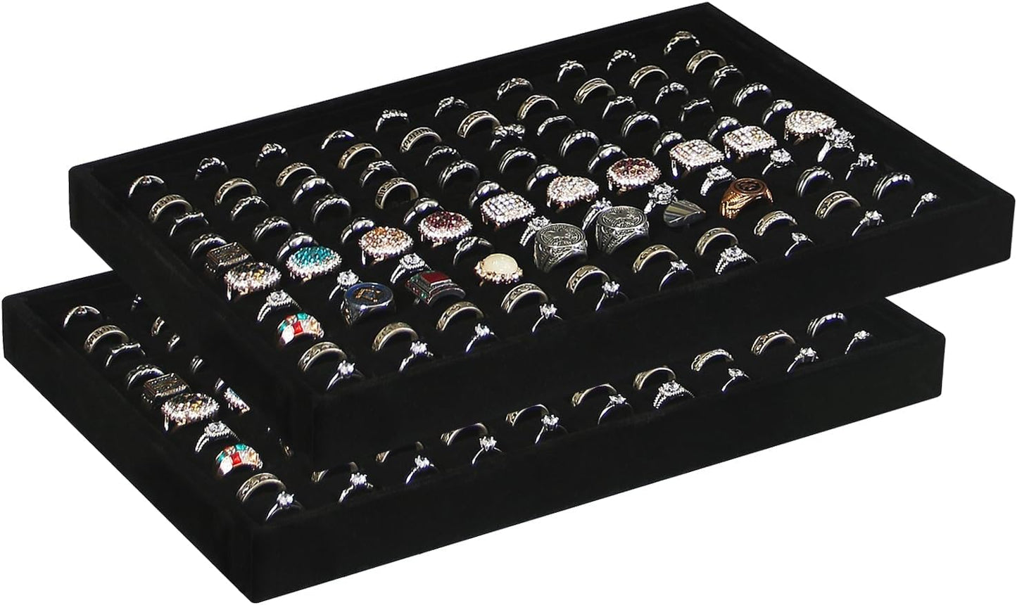 Coward Sunglass Organizer, Beige Velvet Glasses Trays - Eyeglasses Watches Jewelry Display - Men Women (8 Grids)