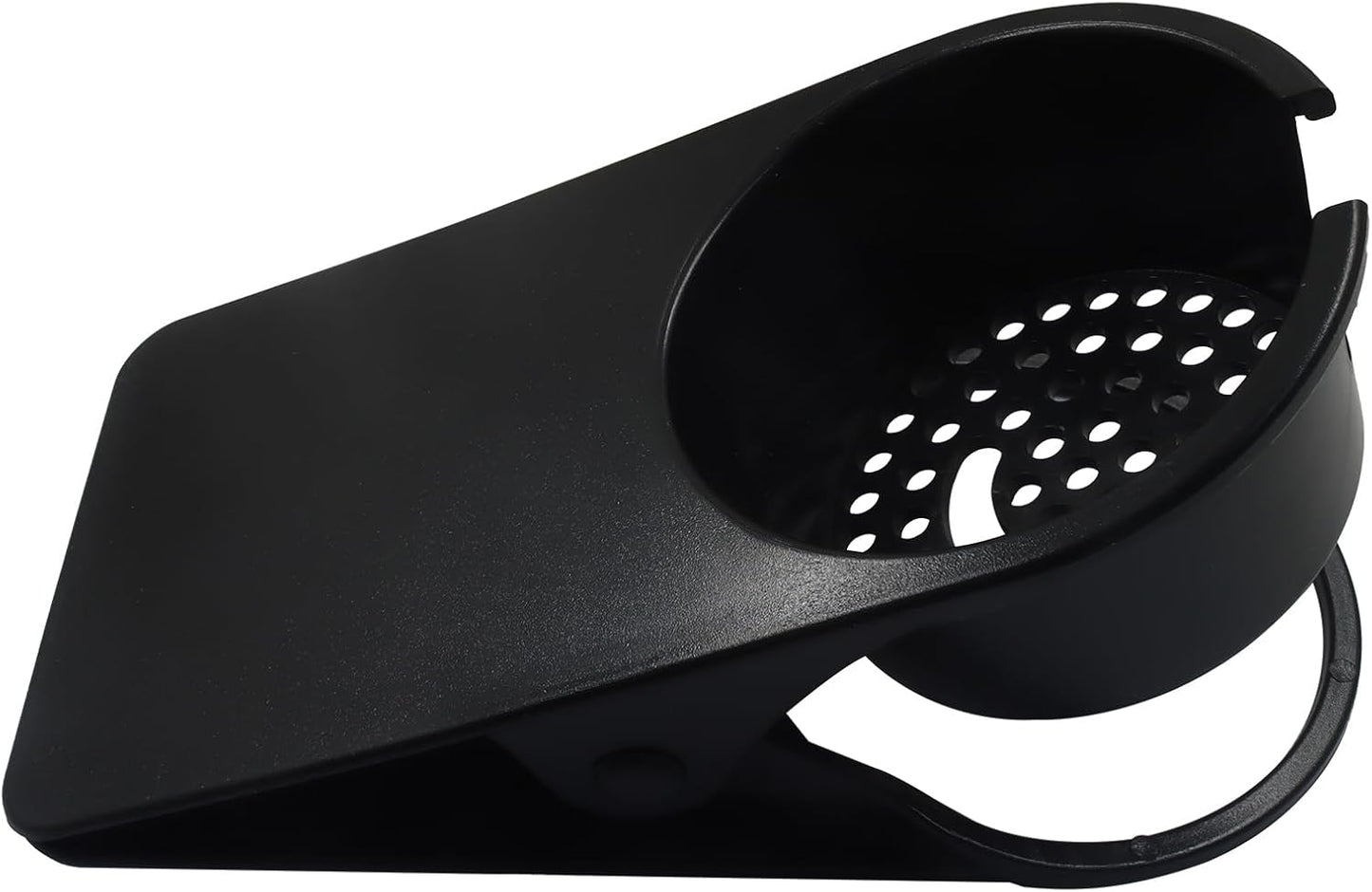 1 Pack Black Drinking Cup Holder Clip, Desk Cup Holder Table Edge Clamp, Office Accessories for Home/Office