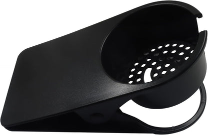 1 Pack Black Drinking Cup Holder Clip, Desk Cup Holder Table Edge Clamp, Office Accessories for Home/Office