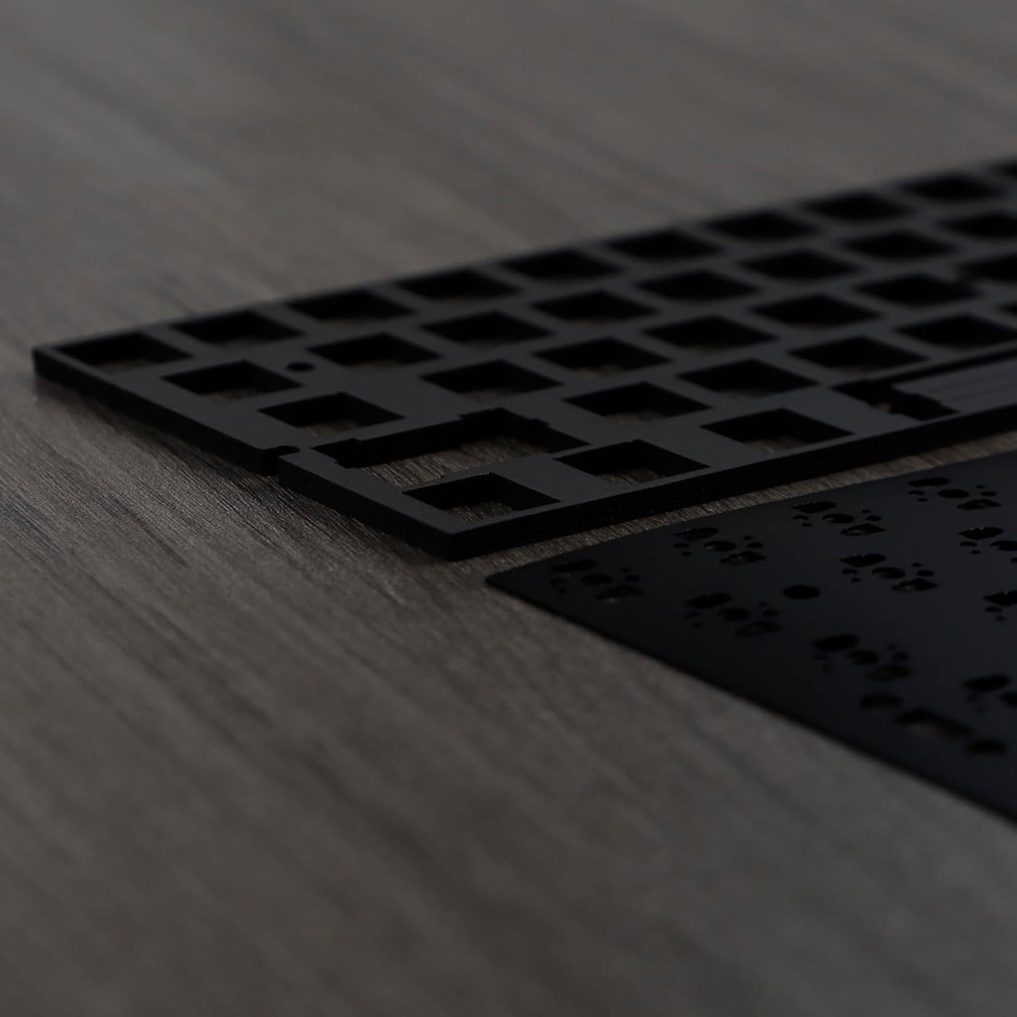 YMDK Keyboard Sound Dampening Foam 61 64 Layout 3-Piece Set Poron Silencer Pad Gasket Switches Dampener for Mechanical Keyboard