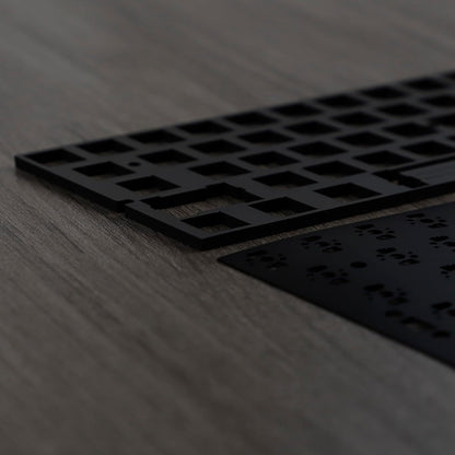 YMDK Keyboard Sound Dampening Foam 61 64 Layout 3-Piece Set Poron Silencer Pad Gasket Switches Dampener for Mechanical Keyboard