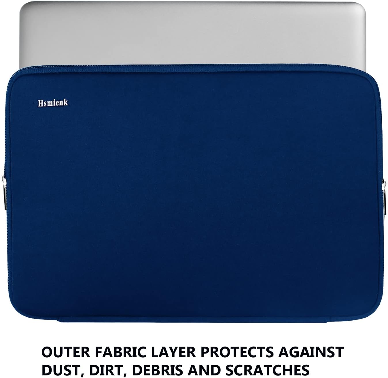 Laptop Sleeve 15.6 Inch, Durable Shockproof Protective Cover Flip Case Briefcase Carrying Computer Bag Case Compatible with 15.6 Inch HP, ASUS, Lenovo, Acer, Notebook, Computer, Black