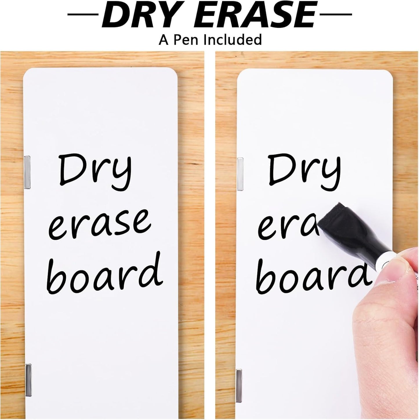 1 pc Dry Erase Monitor Memo Board, Magnetic Dry Erase Multifunction Whiteboard Monitor Side Panel, Desktop Memo Board with a Pen (1)