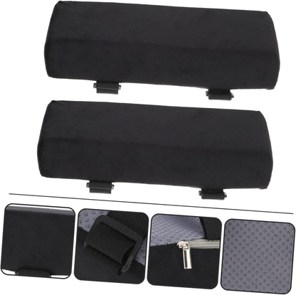 SHOWERORO 1pair Ergonomic Office Armrest Pads Comfortable Non- Cushion Covers for Chairs Height for Elbow Support for Home Gaming Desks Easy Installation