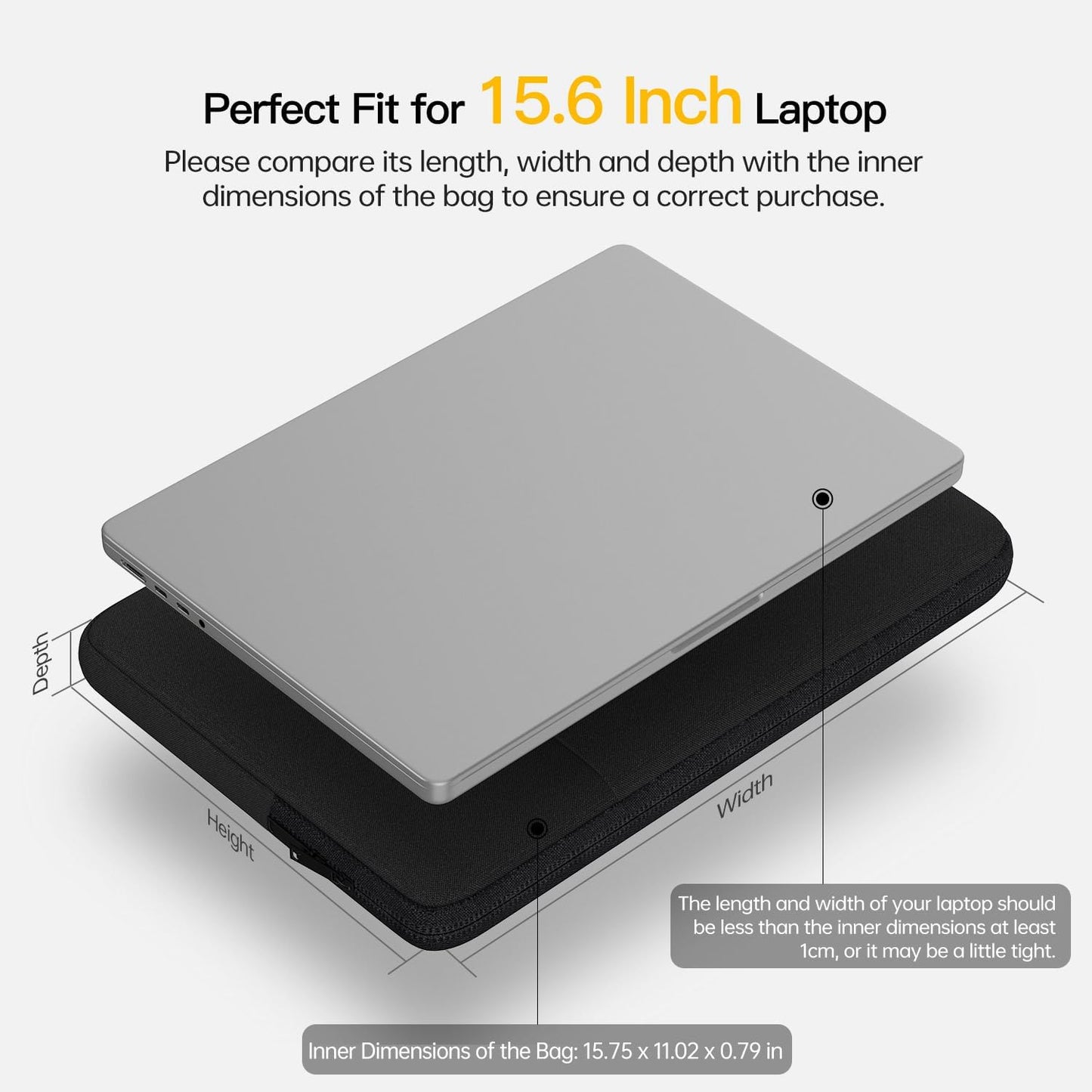 17 inch 360° Protective Laptop Case Sleeve for 2025 HP 17.3 Touchscreen Laptop,Envy 17,Pavilion 17,ASUS Vivobook 17, Shockproof Water-Resistant Computer Bag w/Accessory Pocket