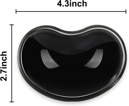 Ergonomic Gel Wrist Rest for Mouse, Computer Mouse Wrist Support for Arm Pain Relief, Heart-Shaped Cute Hand Wrist Cushion for Home and Office Working Gaming Anti-Fatigu