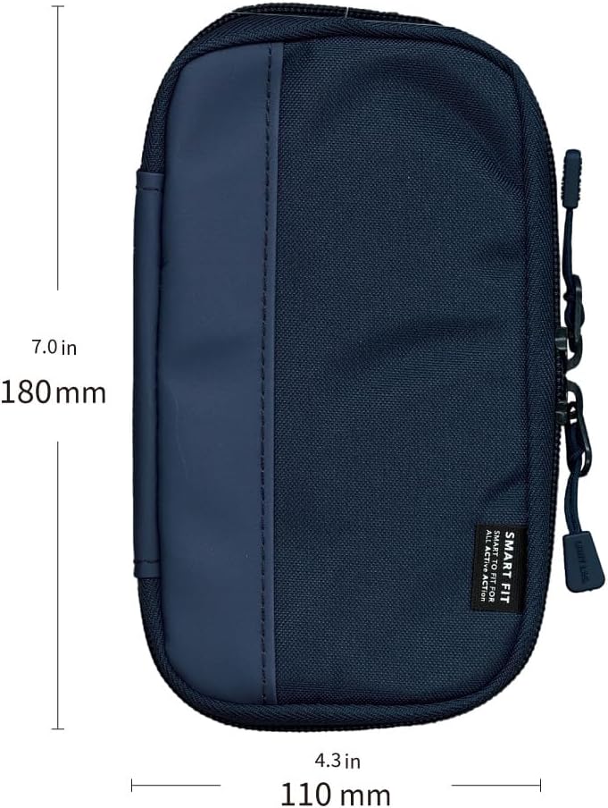 LIHITLAB Compact Pen Case, Water & Stain Repellent
