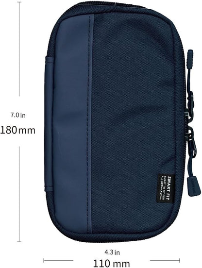 LIHITLAB Compact Pen Case, Water & Stain Repellent