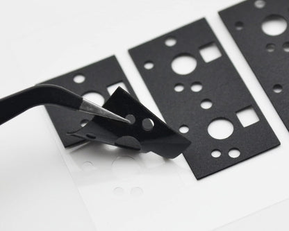 RUNJRX Keyboard PE Switch Pads 0.5mm Thick for 61/64/87/100/104/108 Hot Swap 120Pcs,White