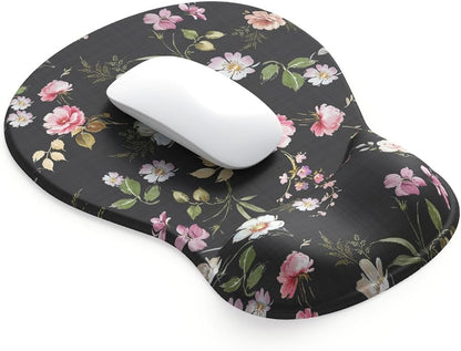 ErgoComfort Gel Wrist Rest Mouse Pad-Ergonomic Office Mousepad with Wrist Support-Non-Slip, Design Desk Accessories Mat for Home&Game Decor (06Mocha Sand)