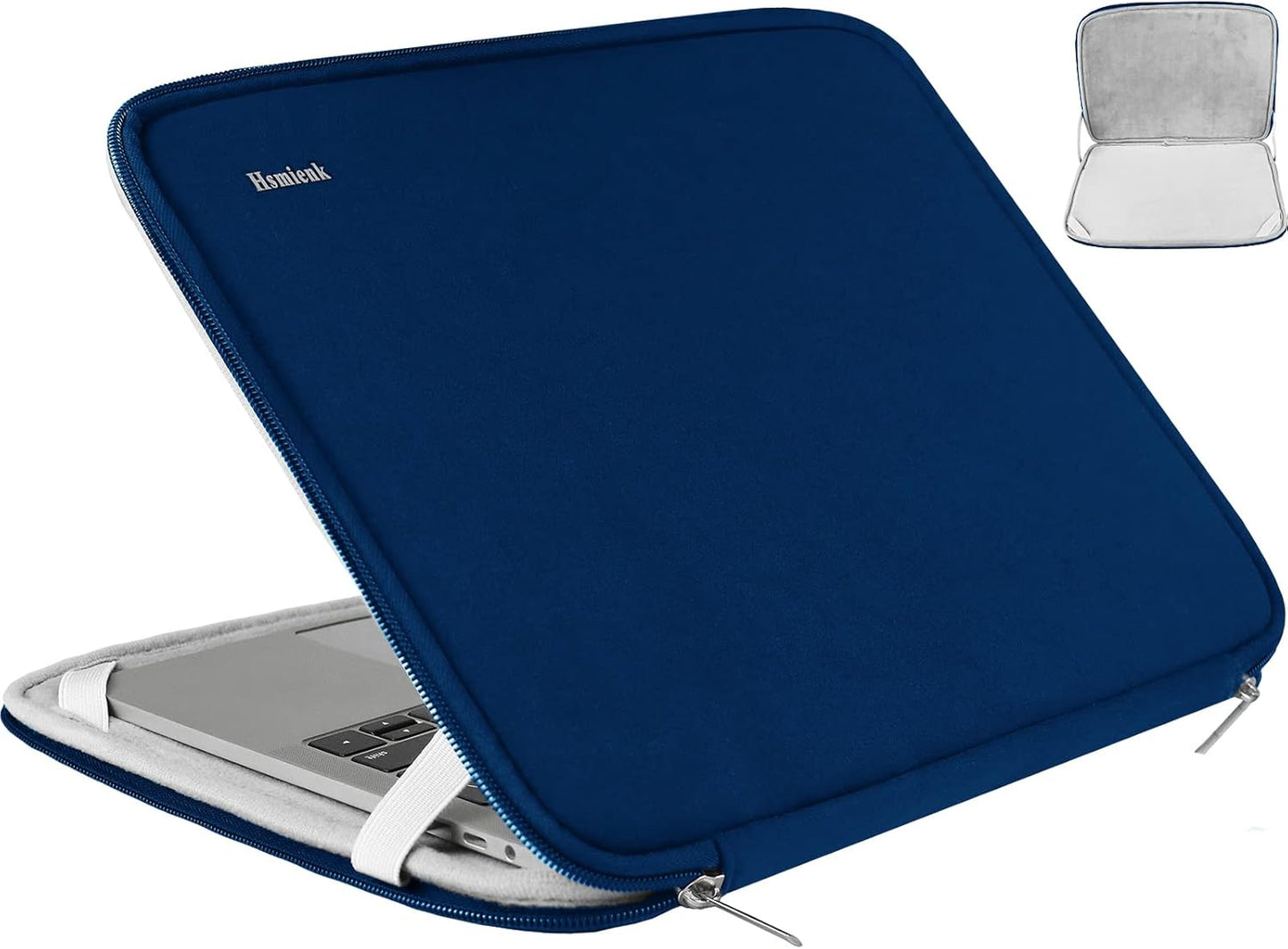 Laptop Sleeve 15.6 Inch, Durable Shockproof Protective Cover Flip Case Briefcase Carrying Computer Bag Case Compatible with 15.6 Inch HP, ASUS, Lenovo, Acer, Notebook, Computer, Black