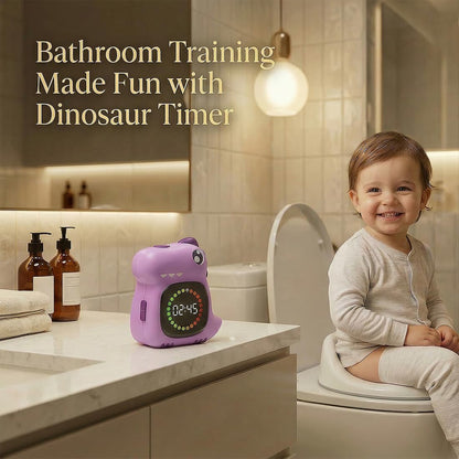 Visual Timer for Kids Light Blue Dinasuor Kids Timer Visual Led Rechargeable Toddler Timer Visual Countdown for Classroom Home Studing Playing