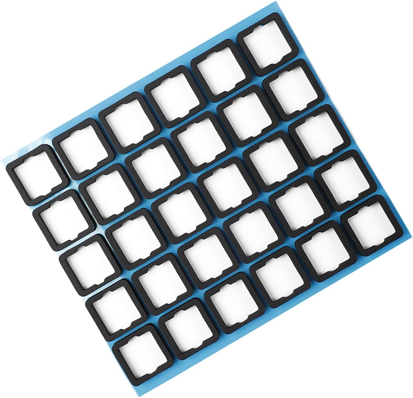 120Pcs Silencers Pad Silencers Foam Sound Dampeners Sheet for Mechanical Keyboard Switches Pad Silencers Pad Bottom Cotton Mechanical Keyboard