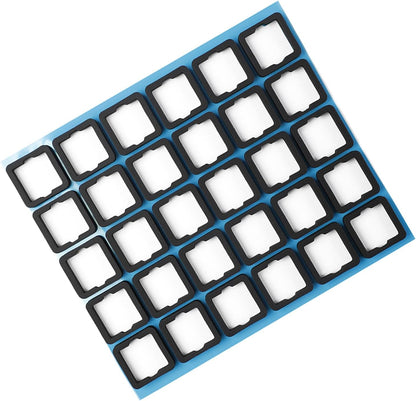 120Pcs Silencers Pad Silencers Foam Sound Dampeners Sheet for Mechanical Keyboard Switches Pad Silencers Pad Bottom Cotton Mechanical Keyboard