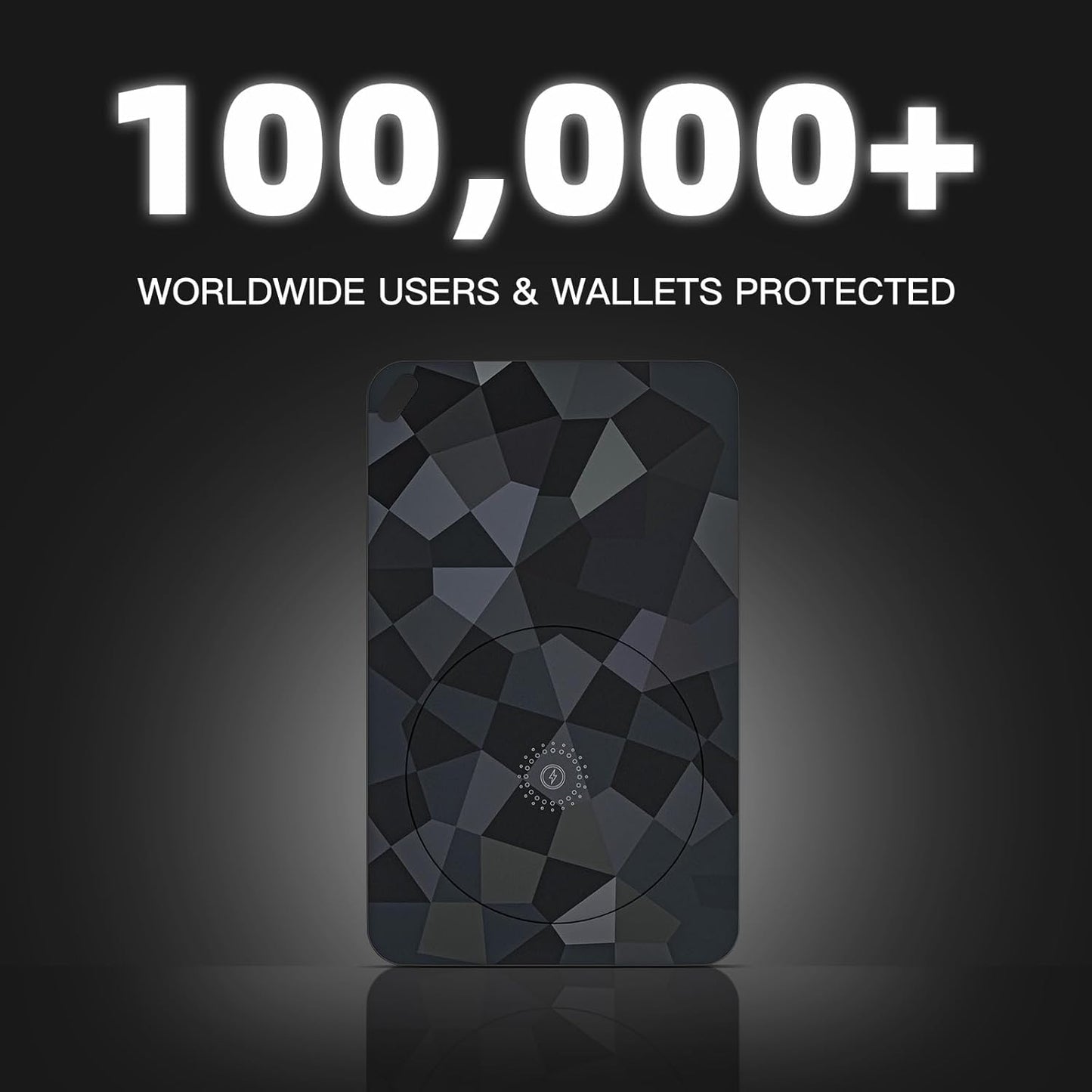 2026 MFi Certified Wallet Tracker Card Compatible with Apple Find My (iOS Only), Rechargeable Slim Card Finder for Wallets, Luggage, Passports, Thinnest Item Tracker for Purse, Backpack, Gifts