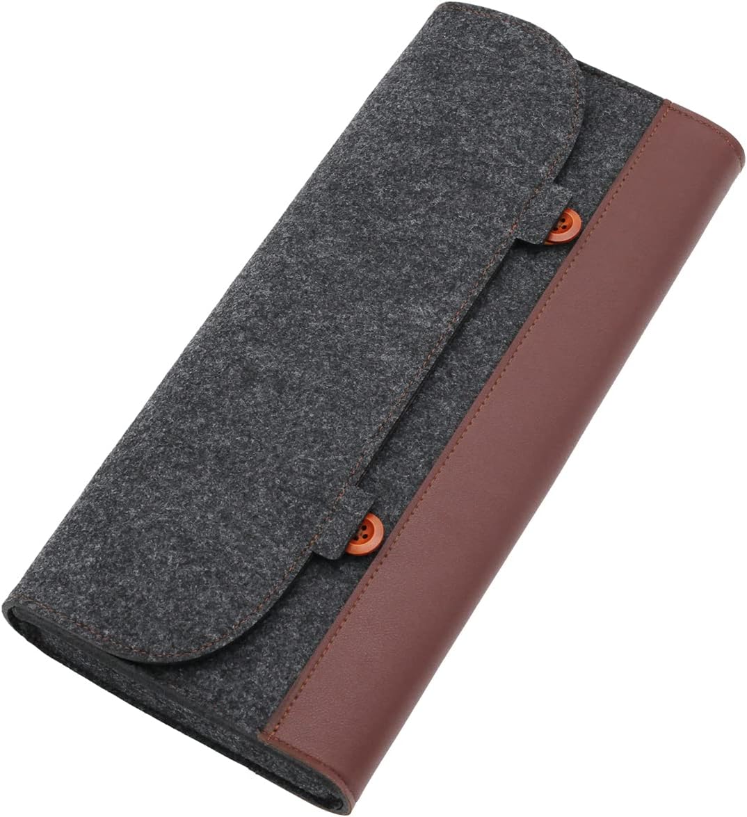 KPREPUBLIC PU Felt Keyboard Carrying case Bag for planck 40% 60% 80% 100% gh60 xd64 tada68 87 tkl 104 Ansi bm60 bm65 bm68 Poker (PU Felt Bag for 40% x1)