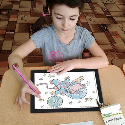 ME456 A4 LED Light Box 9x12 Inch Light Pad Only 5mm Ultra-Thin USB Power Light Table for Tracing, Tattoo Transferring, Drawing, Streaming, Sketching, Animation, Stenciling, Diamond Art Painting