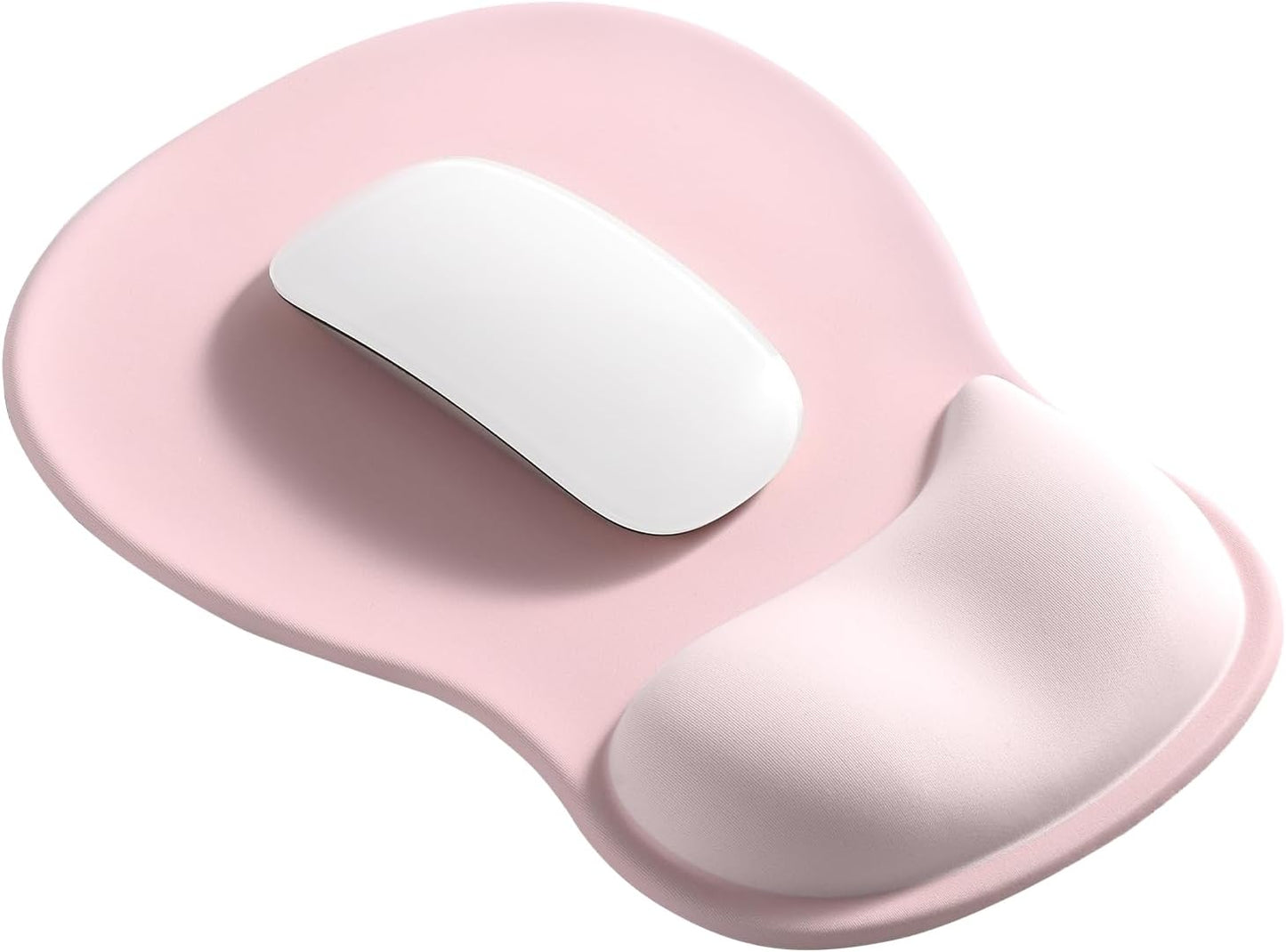 EooCoo Ergonomic Mouse Pad with Gel Wrist Rest Support, Middle Concave Design for Natural Wrist Alignment, Non-Slip Base Mousepad for Laptop, Computer, Office Desk Accessories, Carpal Tunnel Syndrome