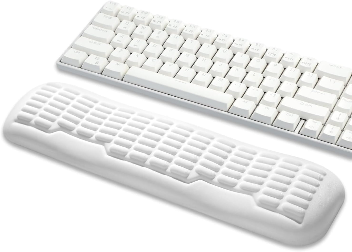 UnivoColors Ergonomic Mouse Wrist Rest,Latest 3.0 Wave Curve Design,High-Resilience Memory Foam Non-Slip Base,Reduces Wrist Fatigue,Ideal for Office Gaming & Long Hours of Use(Black)