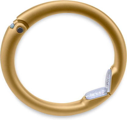 Clipa Bag Hanger - The Ring that Opens Into a Hook, Closes Automatically | Hangs Almost Anywhere in Just 1/2" of Space | Holds 33 lbs | 9 Styles | 3 yr Warranty