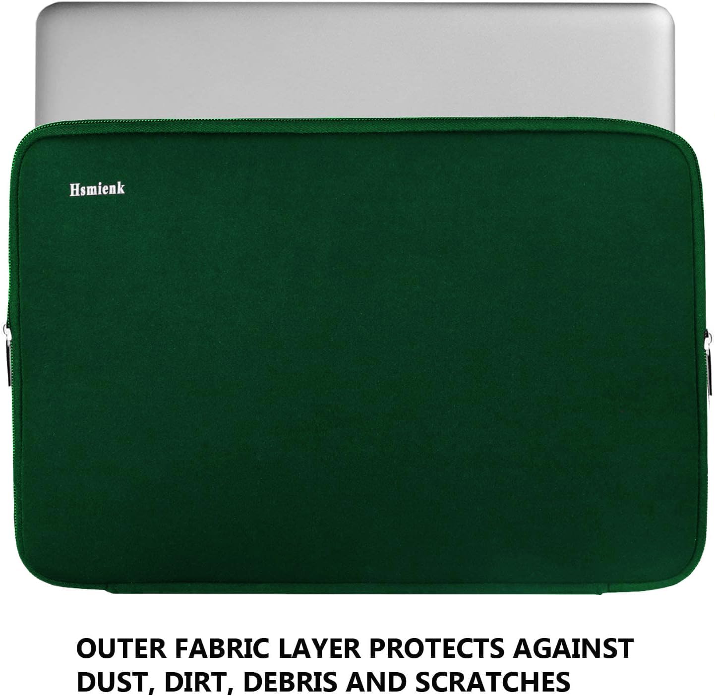 Laptop Sleeve 15.6 Inch, Durable Shockproof Protective Cover Flip Case Briefcase Carrying Computer Bag Case Compatible with 15.6 Inch HP, ASUS, Lenovo, Acer, Notebook, Computer, Black