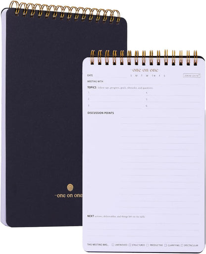 ZERONE CENTRE Productivity Weekly Planner - 54 Sheets Dashboard Spiral Deskpad Has 6 Focus Areas to List Tasks for Goals, Projects, Clients, Academic, or Shopping-Organize Your Daily Work Efficiently