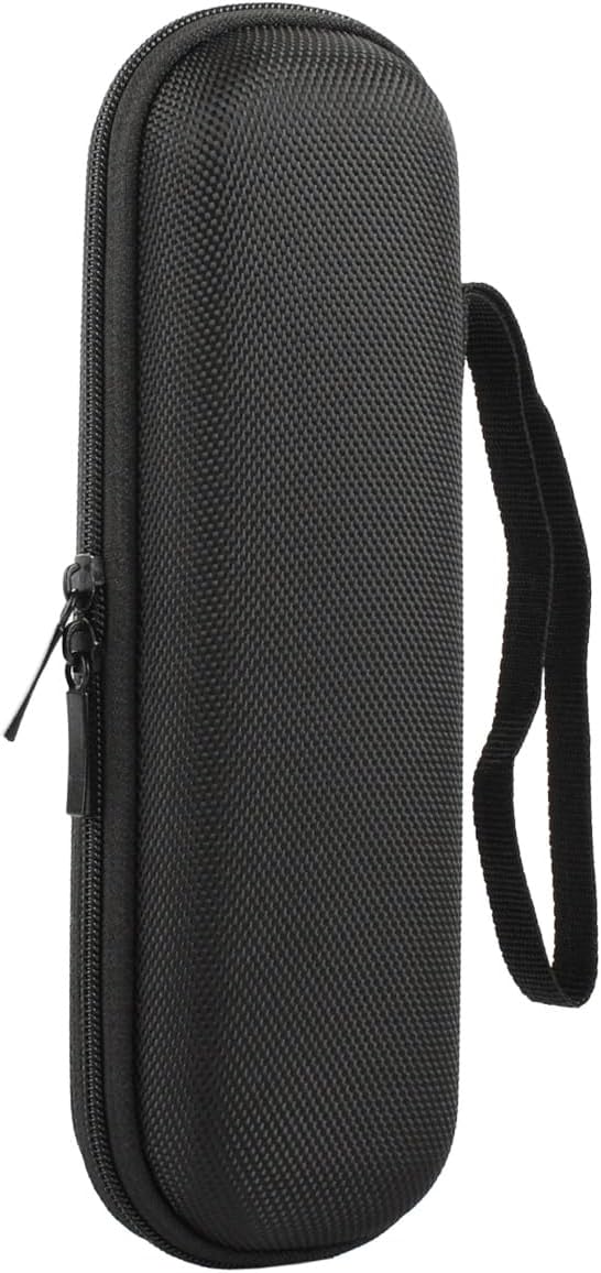 Carrying Vape Case for 510 Thread Battery & Cartridge – Hard Shell EVA Small Zipper Pouch Organizer | Fits Inhalers, Diffuser Pen, USB Cables & Personal Items | for Commuting & Travel | Empty Black