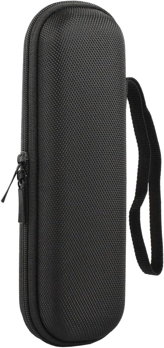 Carrying Vape Case for 510 Thread Battery & Cartridge – Hard Shell EVA Small Zipper Pouch Organizer | Fits Inhalers, Diffuser Pen, USB Cables & Personal Items | for Commuting & Travel | Empty Black