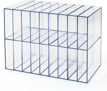 Vowcarol Clear Acrylic Marker Organizer, Marker Holder 18 Slot for 72 Markers- 1 Pack