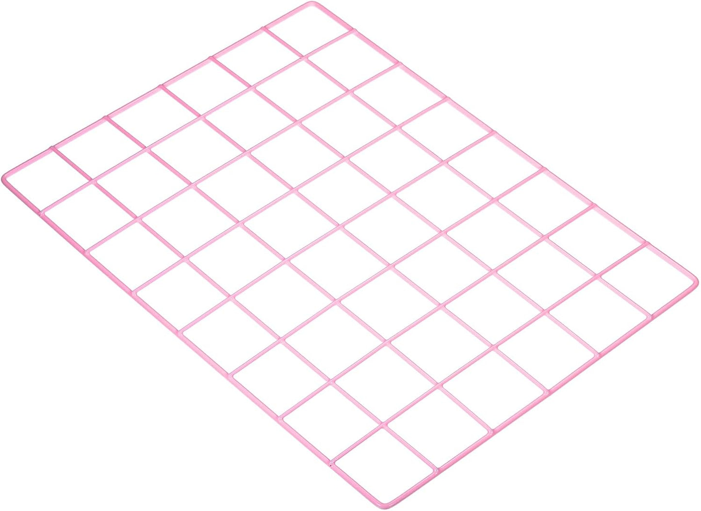 PATIKIL 16"x12" Wire Grid Panel, 1 Pack Wall Grid Decorative Panels Board Photo Pictures Display Decor Hanging Organizer for Home Office, Black