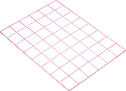 PATIKIL 16"x12" Wire Grid Panel, 1 Pack Wall Grid Decorative Panels Board Photo Pictures Display Decor Hanging Organizer for Home Office, Black