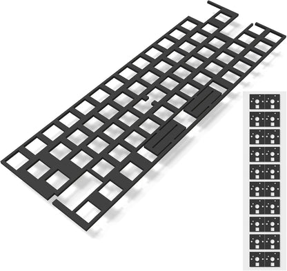 Poron Keyboard PCB Foam 84 Layout, Poron Switch Pads 120Pcs and Keyboard Sound Dampeners