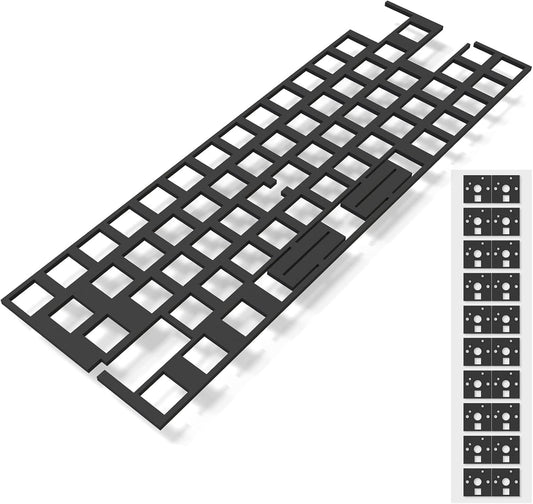 Poron Keyboard PCB Foam 84 Layout, Poron Switch Pads 120Pcs and Keyboard Sound Dampeners