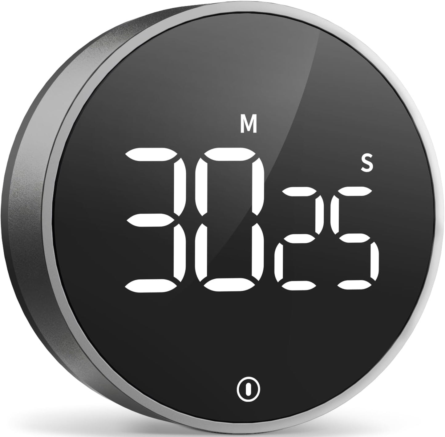 VOCOO Digital Kitchen Timer - Magnetic Countdown Countup Timer with Large LED Display Volume Adjustable, Easy for Cooking and for Seniors and Kids to Use (Space Grey)