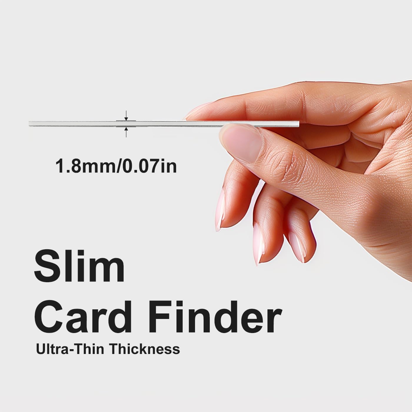 4-Pack 2026 MFi Certified Air Card Tag Tracker Wallet Tracker Card| Ultra Slim 0.07in, IP68 Waterproof | Works with Apple Find My (iOS) | for Wallets, Keys, Luggage,Bags,eirix Manufacturer