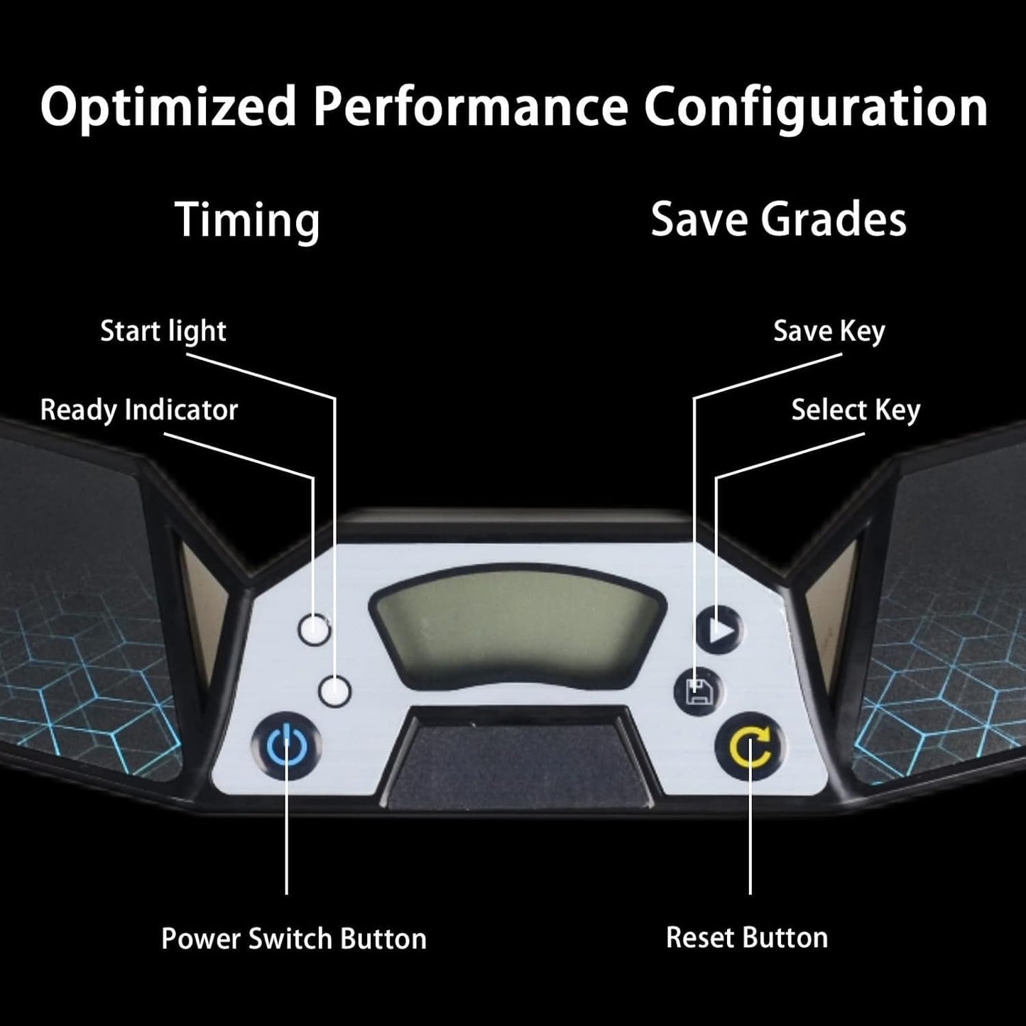Timer for Professional Athletics, Touch Control Timers with Display, Timer for Cube Race Stack Competition a Great Gift for Boys and Girls (black5)