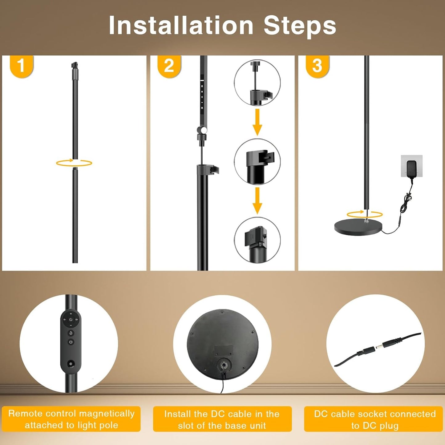 LitONES Video Conference Lighting for Computer, Dimmable Light for Video Recording, Meeting, Laptop & Webcam, 15W Ring Light for Desk with C- Clamp, Swing Arm, Remote, Memory & Timer CRI >95