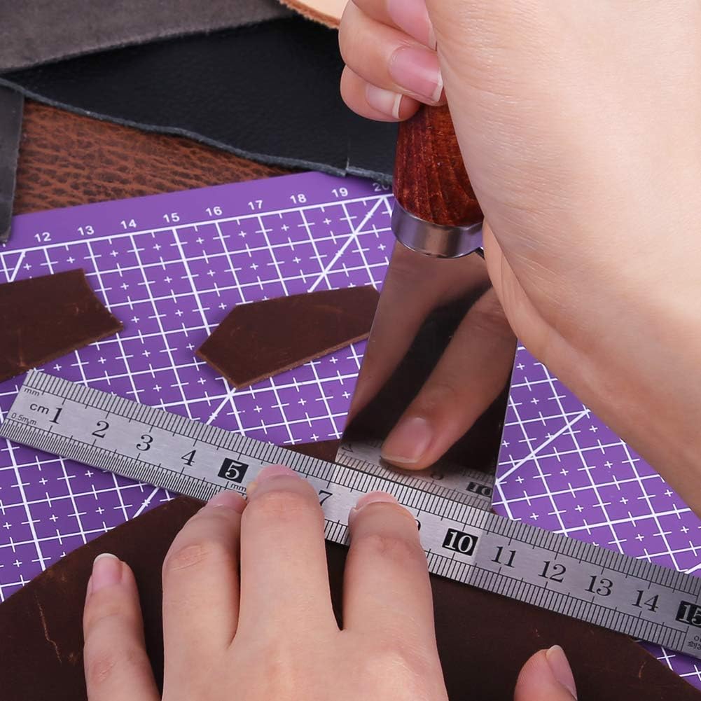 A5 Self Healing Cutting Mat Double Sided, 8.5in×6in Small Cutting Mat Craft Cutting Board Great for Scrapbooking, Quilting, Fabric, Sewing Crafts Projects