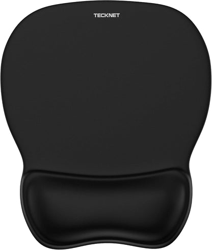 TECKNET Gel Mouse Pad with Wrist Rest, Ergonomic Office Mousepad with Wrist Support - Non-Slip & Smooth Surface Comfortable Desk Accessories Mat for Office, Gaming and Study - Gradient