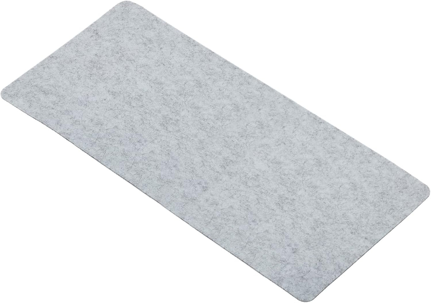 PATIKIL 24"x12" Desk Mat Protector, Felt Dual Side Mouse Pad Writing Mat for Office Home, Gray