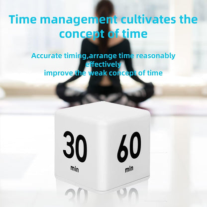 JOYIT Cube Timer 1 3 5 10 Minutes - Flip Countdown Visual Timer for Time Management, Kitchen, Workout, Study, Classroom, Office, Games